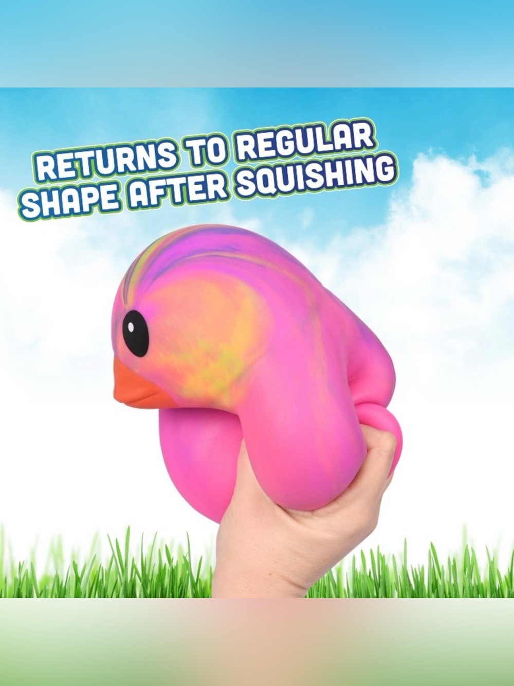 Sunny Days Jumbo Squeezy Ducks -
Tie Dye - Picture 10 of 11